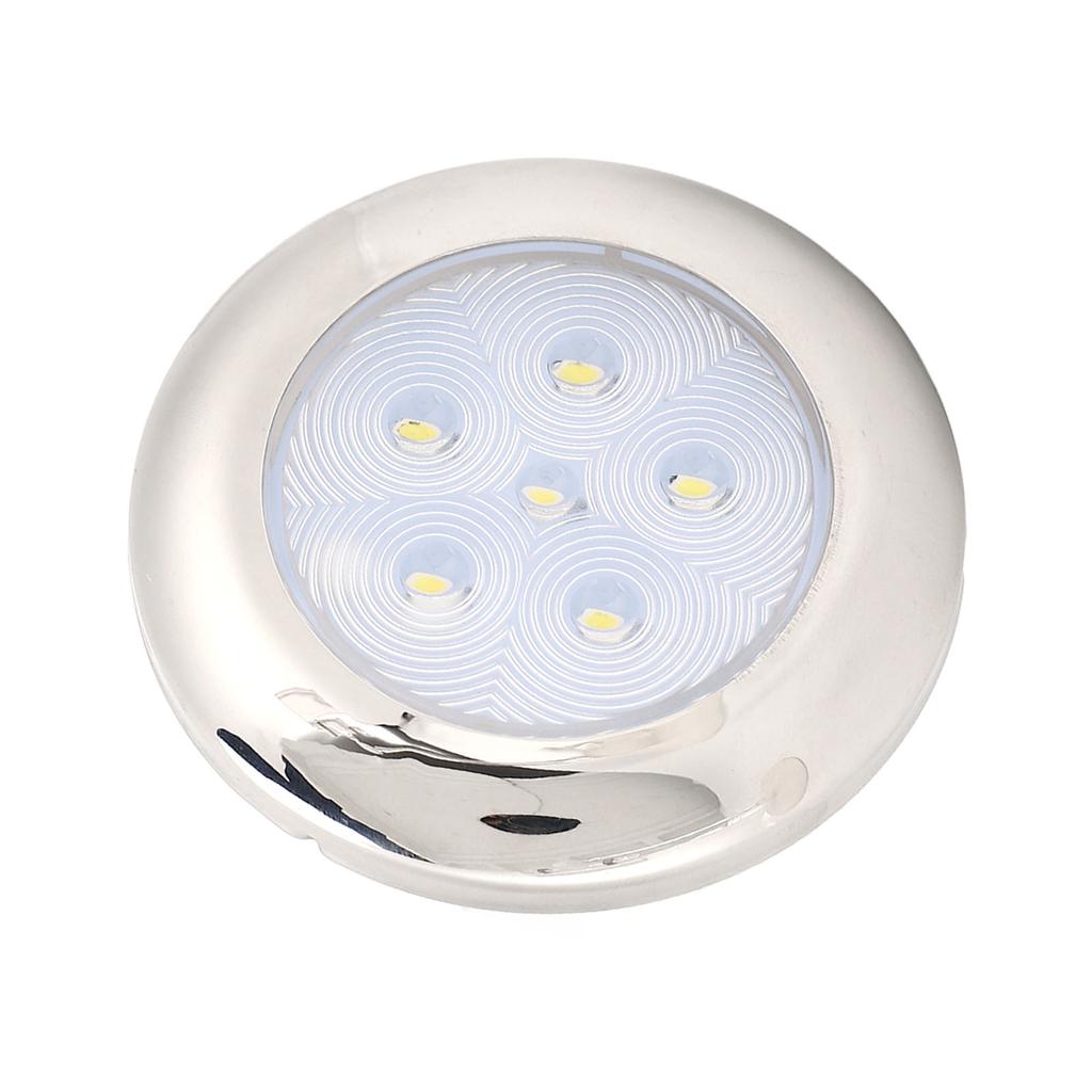 12V Led RV Ceiling Dome Light White Blue Light Waterproof Boat Cabin Lights for Car RV Boat Yacht