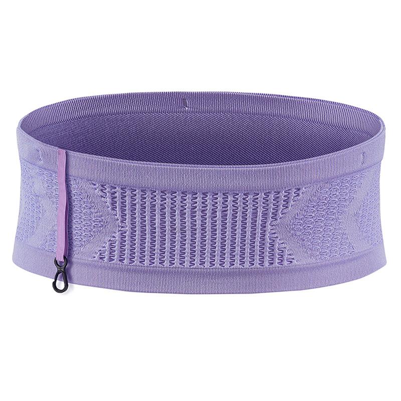 Sømløs usynlig løpende midjebelteveske Menn Kvinner Gym Sportsbag Utendørs Sport Fitness Fanny Pack Mobiltelefonveske med krok