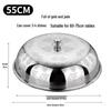 Thickened Stainless Steel Food Cover