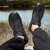 Herren Sneaker Damen Grau Sportschuhe Paar Schwarz Weite Handfläche Wanderschuhe Große Größe