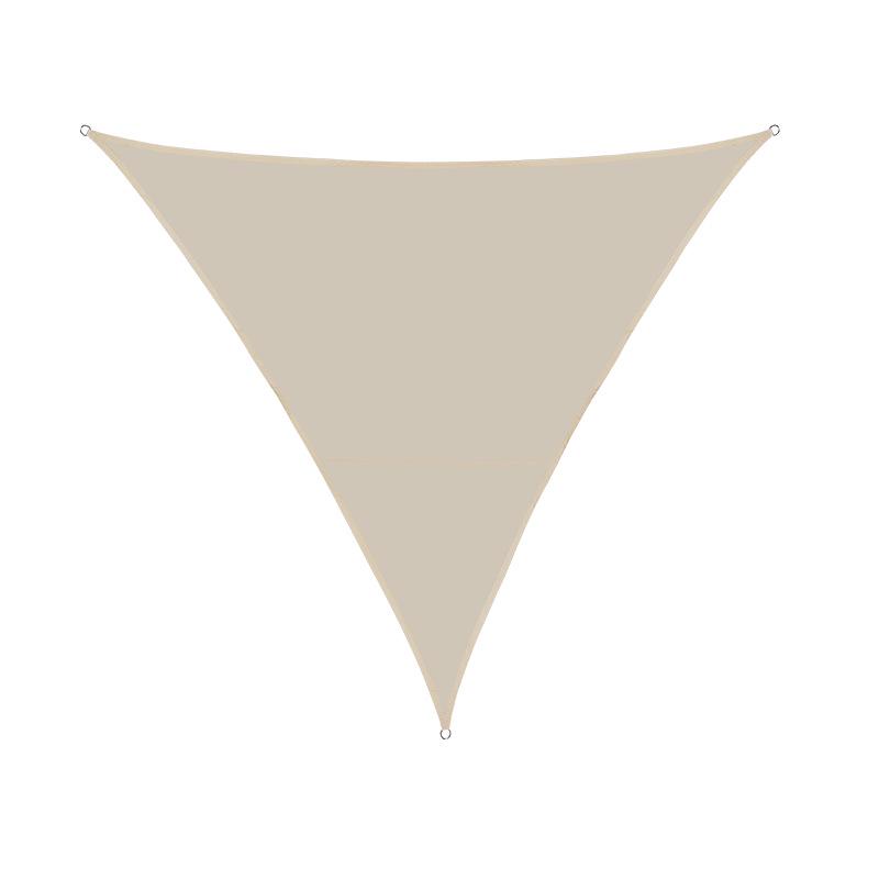 3x3x3m Wasserdichtes UV-Beständiges Dreieckiges Sonnensegel für Garten, Pool oder Innenhof
