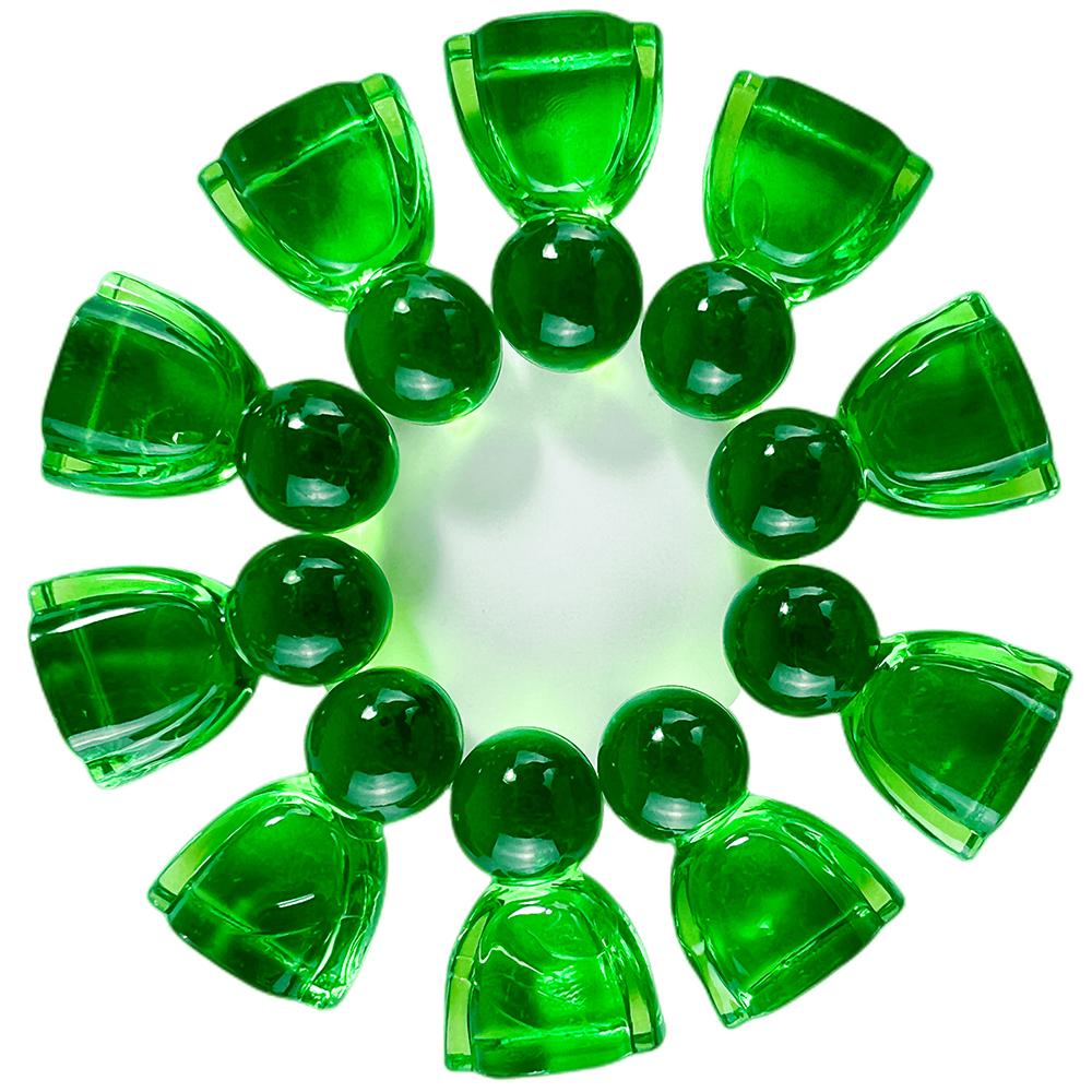 Acryl Spiele Marker 10 stücke Farbige Transparent Humanoiden Schach Stücke Brettspiel Zubehör