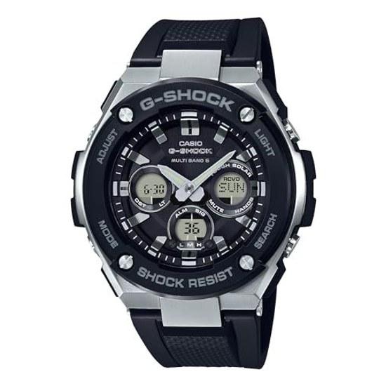 G-SHOCK GST-W300-1AJF Casio Radio Solar Wristwatch G-STEEL Domestic Genuine Product Mens Black