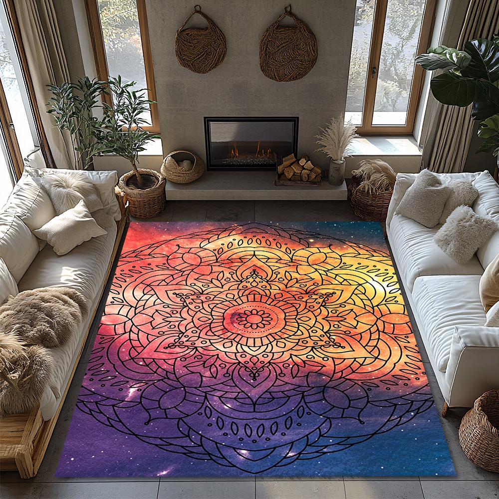 Galaxy Carpet Non-Slip Doormat Washable Floor Mat Home Decor Living Room Rug Abstract Space Art Entrance Mats Modern Design