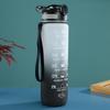Gradient Color Space Cup, Large Capacity with Handle, Flip Lid, Straw; Portable Outdoor Fitness Sports Water Bottle.