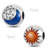 Silver Clasp 925 Silver CZ Pave Clip Charms Daisy Beads Stopper Safety Chain Fit Original Bangle Bracelet Jewelry Clip