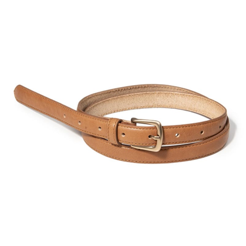 Halden (W) Simple Vintage Cowhide Leather Belt (T022_tan)