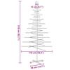 Wooden Christmas Tree for Decorating 210 cm Solid Pine Wood