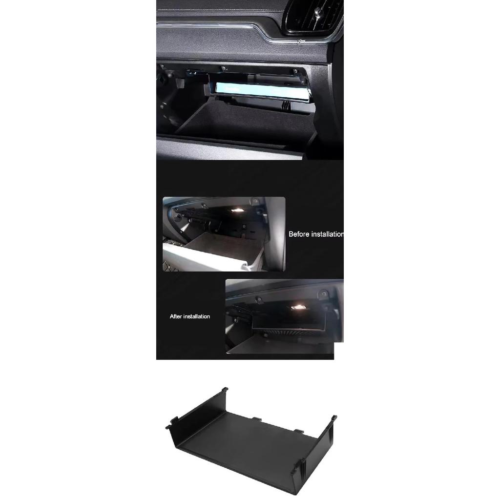 For volvo glove box compartment board xc60 s90 v90 s60 v60 storage box modification accessories