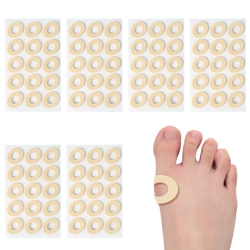ZTFT 90 Corn Pads, Plantar Blister Protection Pads for Toe Corns, Corn Protection Pads, Protective Cushions for Corns and Soles of the Foot, Antibacte