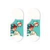 5 Pairs of Women's Summer Thin Style Shallow Mouth Non Slip Non Slip Heel Invisible Socks