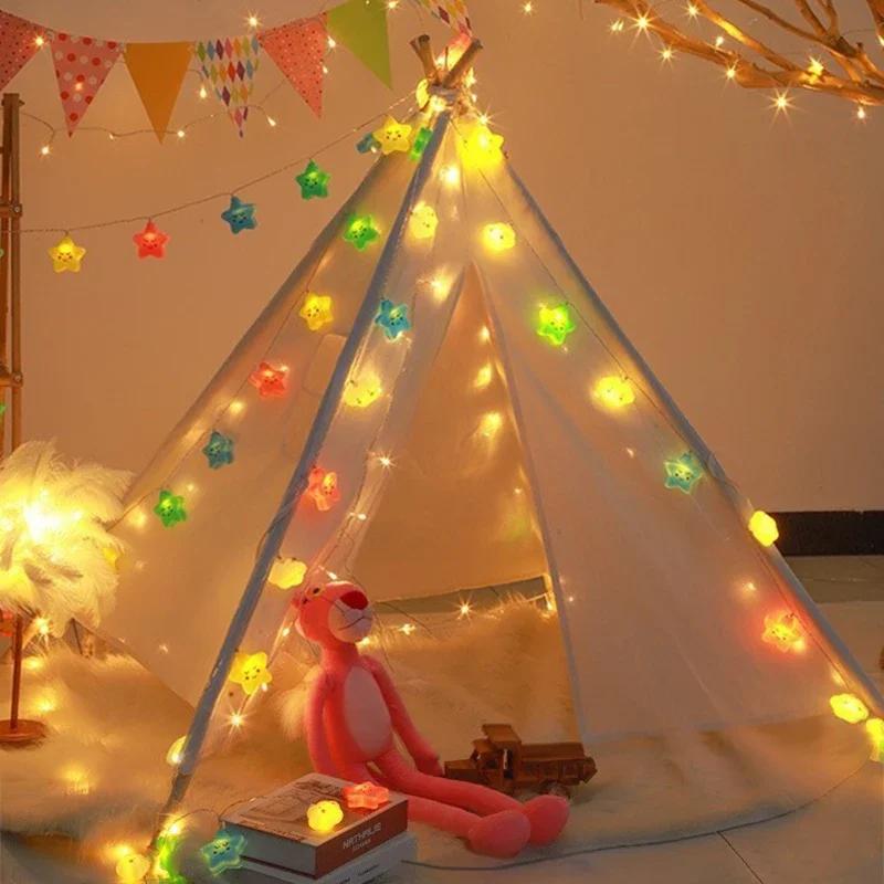 LED String Light USB/Battery Powered Star Garland Lamp Living Room Outdoor Garden Camping Wedding Party Birthday Decor Lamp