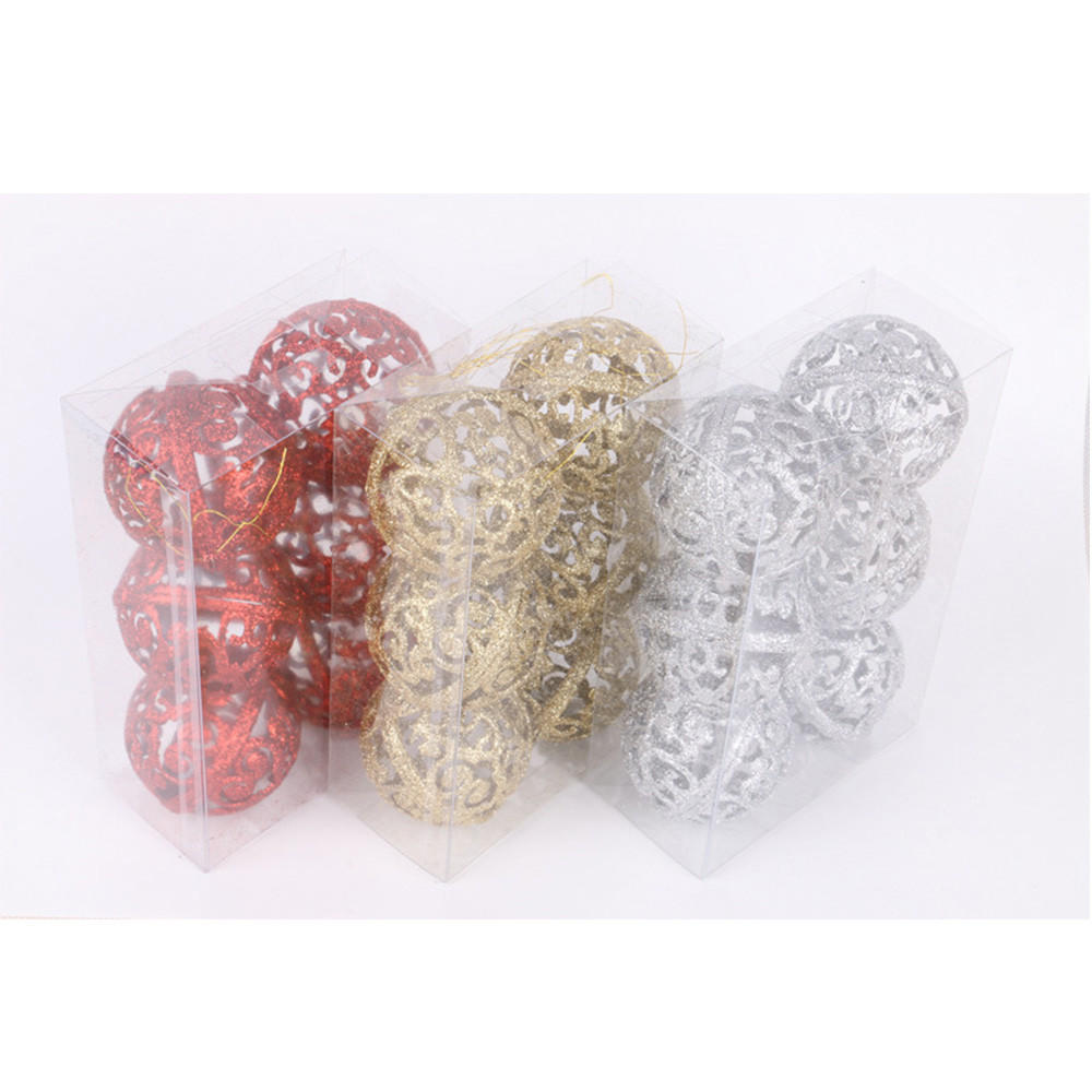 6cm Christmas Xmas Tree Ball Bauble Hanging Home Party Ornament Decor