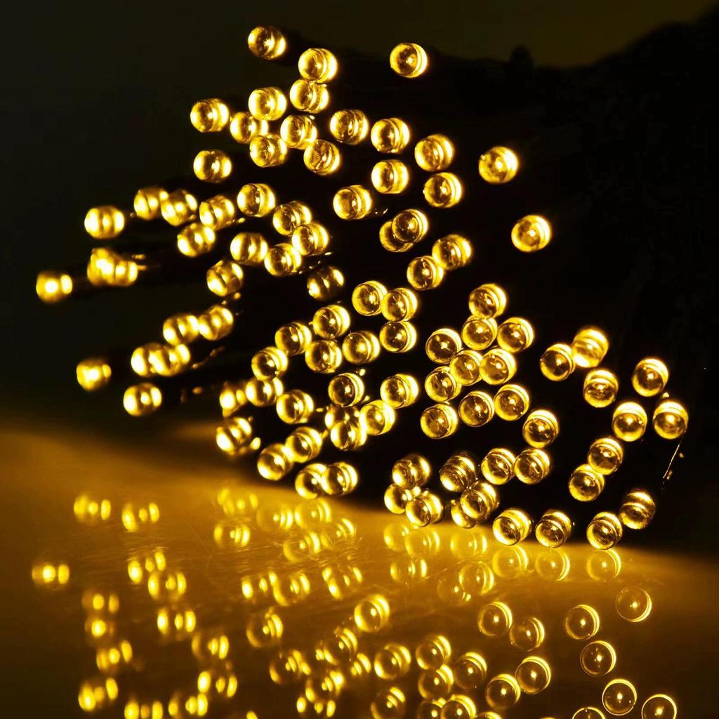 LED Solar Bubble Ball String Lights for Outdoor Ambiance