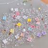 Floral Pearl Floral Nail Decorations White Crystal Nail Accessories Nail Art Charms  for Nail DIY