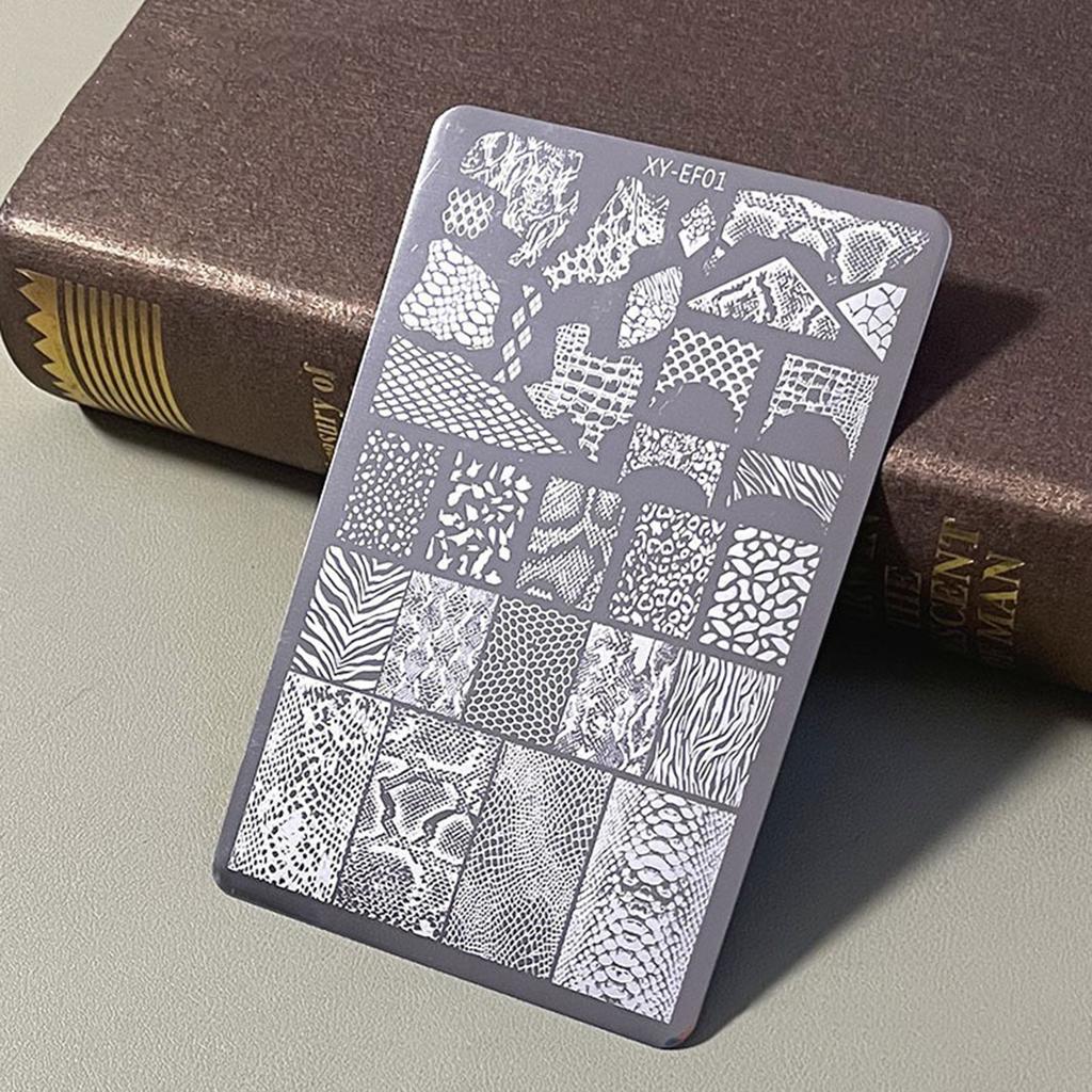 Manicure Template Steel Plate with Print a Variety of Patterns Design for Mother Wives Girlfriends Daughters
