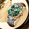 Binbang BINBOND steel belt multi-functional men's watch luminous waterproof quartz watch