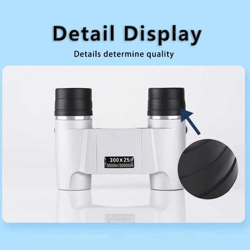 30000M High Power HD Low Light Level Telescope Powerful Binoculars Long Range Professional Mini Portable HD Waterproof Monocular