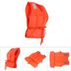 Life Vest Swimming Boating Beach Outdoor Survival Aid   Jacket With Whistle Adult Orange