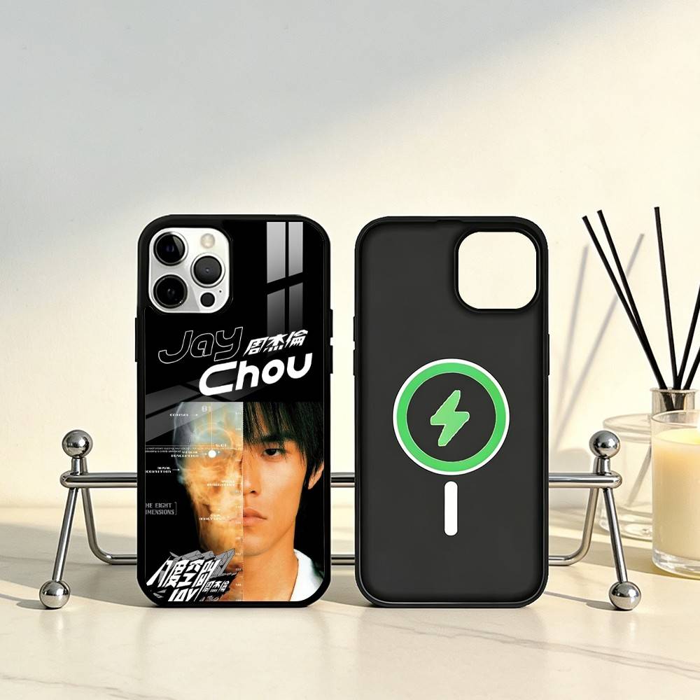 

Singer Jay Chou Phone Case For iPhone17,16,15,14,13,12,11 Plus,Pro Max Magnetic For Magsafe Wireless Charging iPhone12