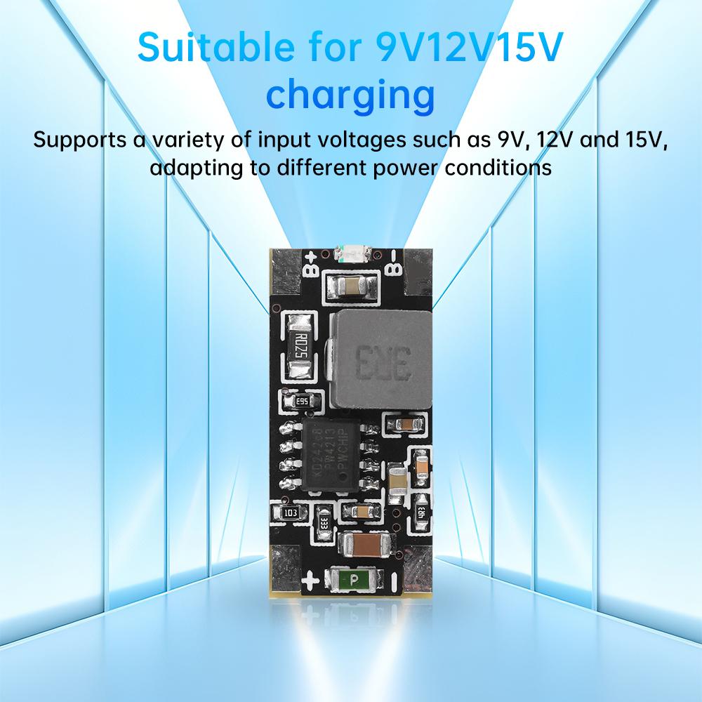 18650/21700 Lithium Battery Charging Module With LED Indicator Suitable For High Current 9V12V15V Charging Superior To TP4056