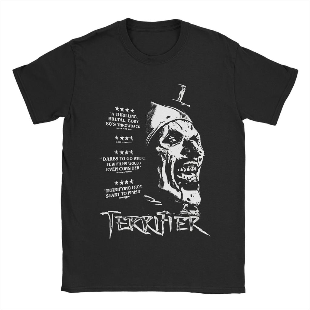 Harajuku T-Shirt Terrifier Art The Clown Lover T-Shirts  Hipster Tshirt for Men's Summer Y2K Basic Casual Short Sleeve Tops