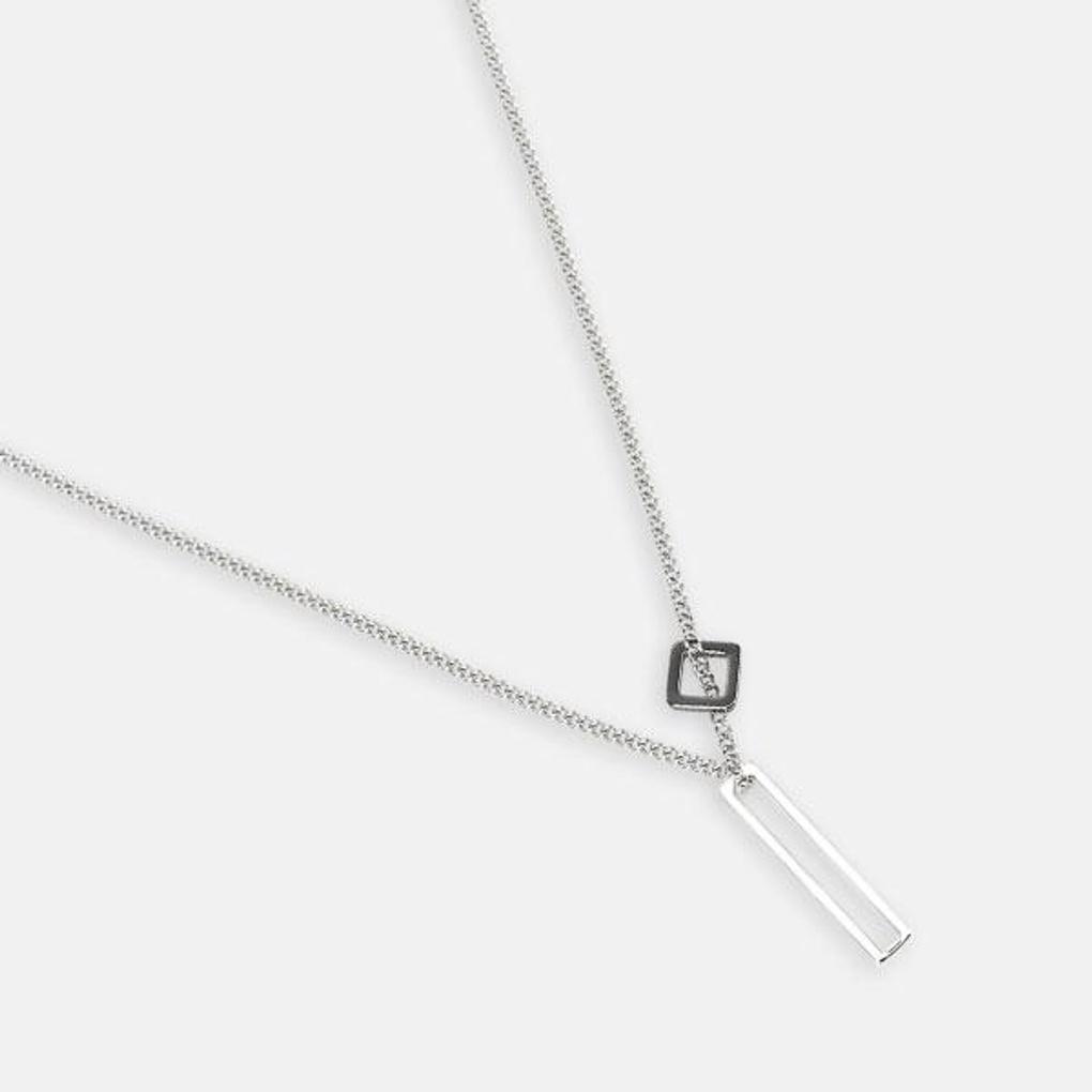 

Surgical steel necklace, women s and men s couple drop chain, 211ZIDA