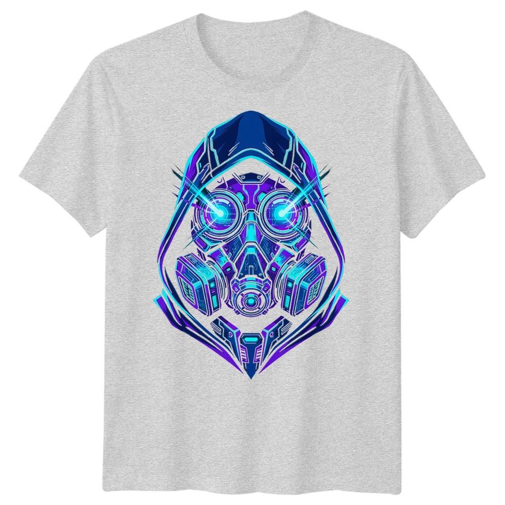 Gasmask Horror Unisexs T Shirt Toxic Mask Reaper Monster Air Graphic Tee