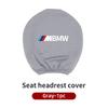 2025 Hot Cloth Car Seat Headrest Cover Anti-Dirty Elastic Protective Cover Car Interior Replacement Parts For BMW E30 E34 E36 E3