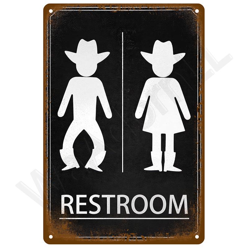 Vintage Bar Metal Signs Bathroom House Living Room Home Retro Wall Decorations Items Luxury Decor Interior Art Posters Tin Signs