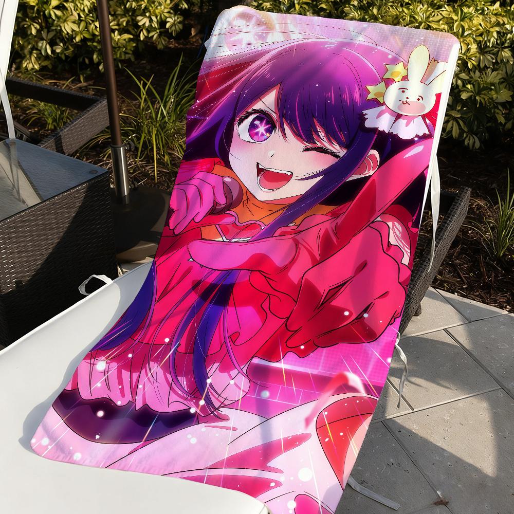 Popular Anime O-Oshi N-No K-KoS Towel Sports Quick Dry Travel Camping Gear Sandproof Soft Light Large Beach Towel