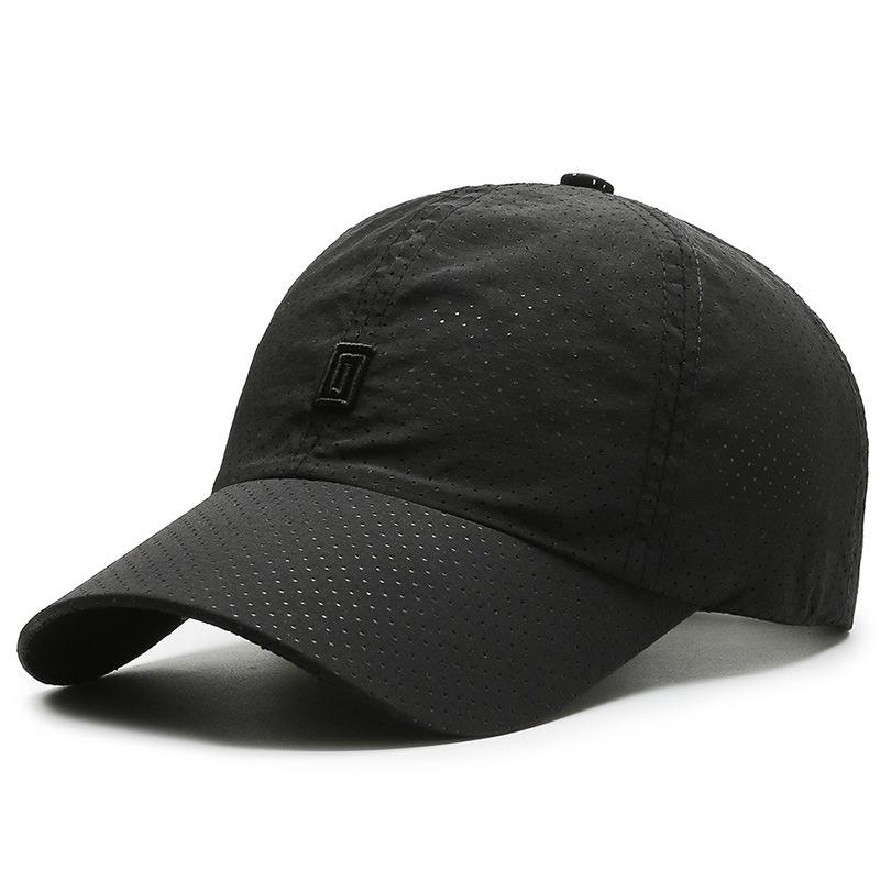 Men's Quick-Drying Embroidery Taslon Baseball Cap - Sun Protection Outdoor Sports Hat