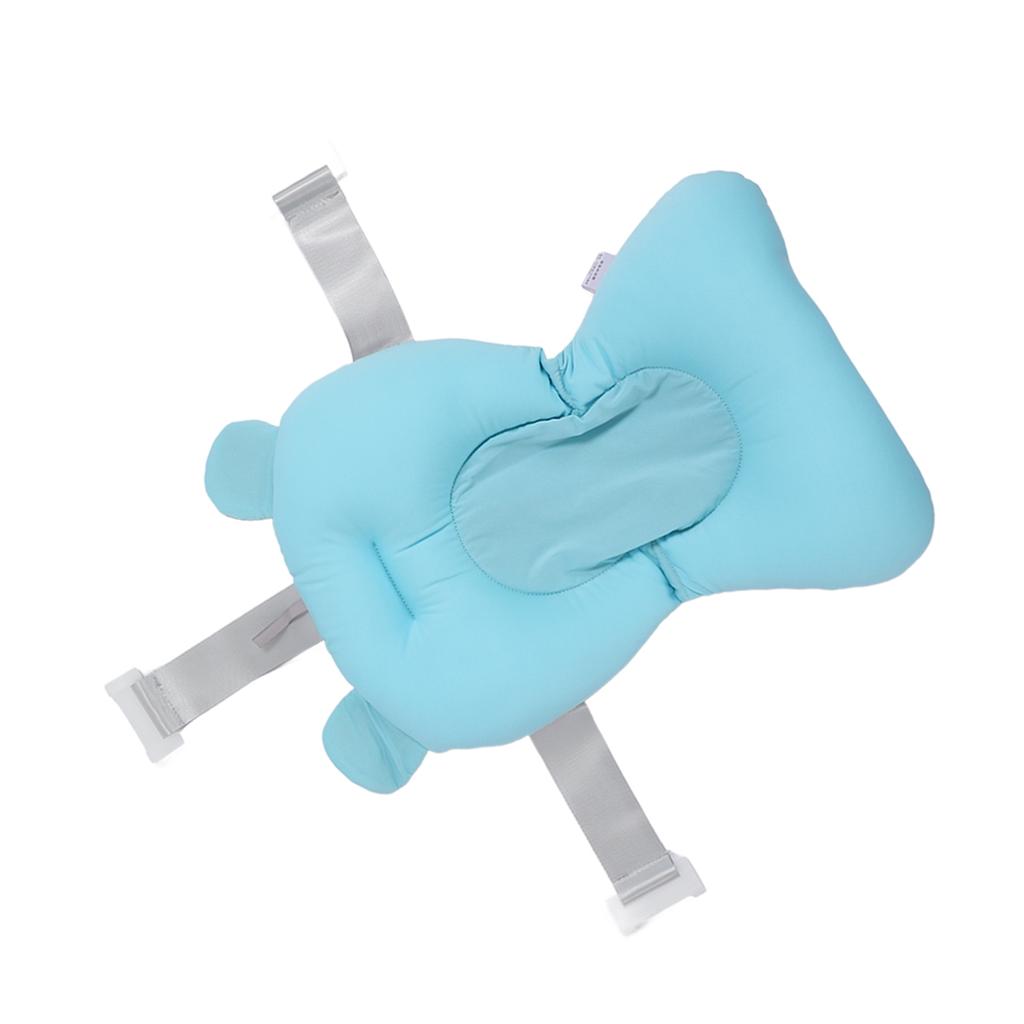 Soft Baby Bath Support Cushion Pad Cute Breathable Adjustable Newborn Bathtub Floating Pillow Mat