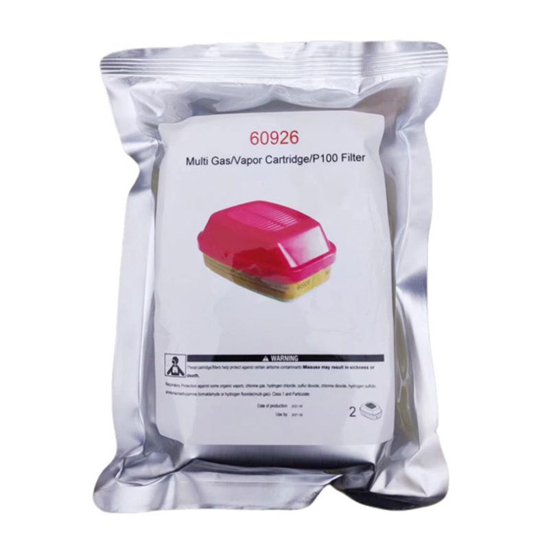 Activated Carbon Gas Mask Filter for Organic Vapors, Chlorine Dioxide, Sulfur Dioxide, and Formaldehyde