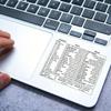 Clear Shortcut Keyboard Overlay for Excel & Word - PVC Quick Reference Guide for Windows PC/Laptop, Beige