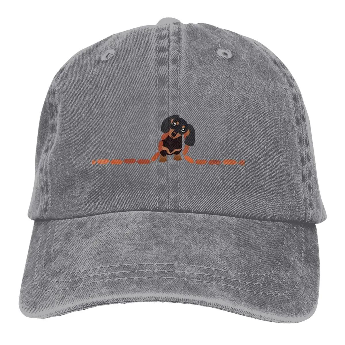 

Такса Милые Собаки Любители Деним Стирка Мужская Бейсболка Тракер Snapback Кепки Кепка Отца Гольф Кепки Один Размер One Size