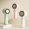 Ice Cooling Mini Handheld Fan Speed Adjustable Small Desk Fan USB Rechargeable Portable