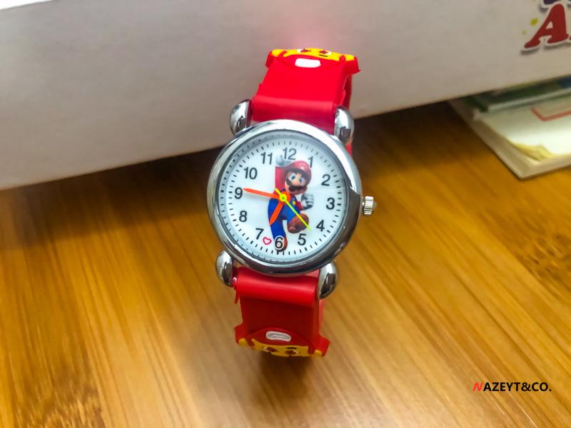 3D Silicone Cartoon Quartz Watch for Kids
