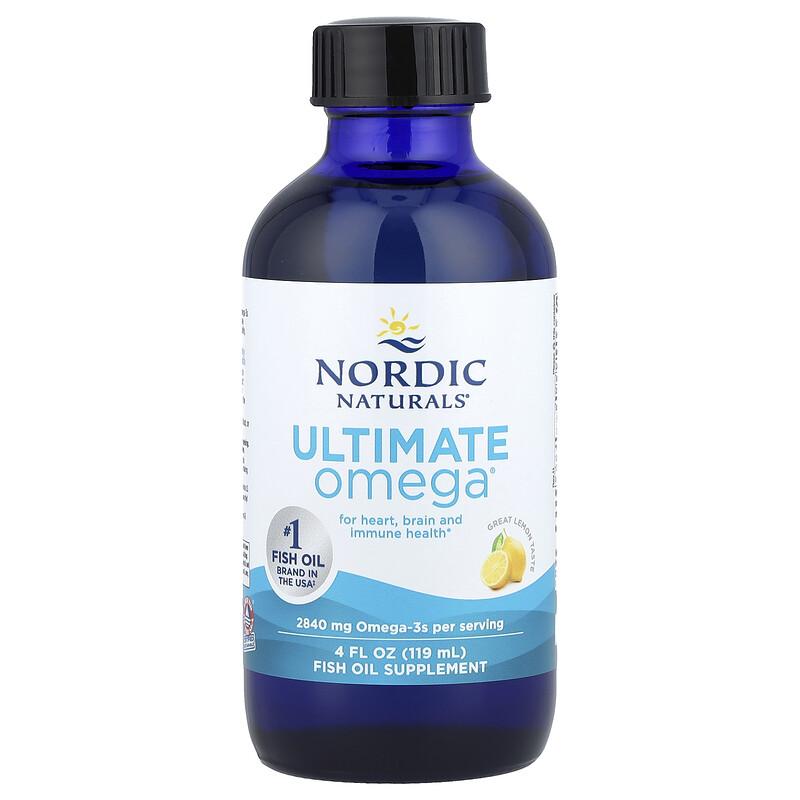 Ultimate Omega®, Lemon, 4 Fl Oz (119 Ml)