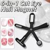 Seitenlicht 6-in-1 Nagelmagnet Herz Maniküre Magnetischer Stab Katzenaugen-Magnet UV-LED-Maniküre