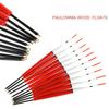 10Pcs Long Tail Fishing Bobber Buoy Paulownia Wood Fishing Floats Tackle Fishing Float Fishing Tackle Accessories