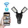 CrossV380 Solar 4G WiFi Street Light with Dual Lens, Waterproof Night Vision Camera.