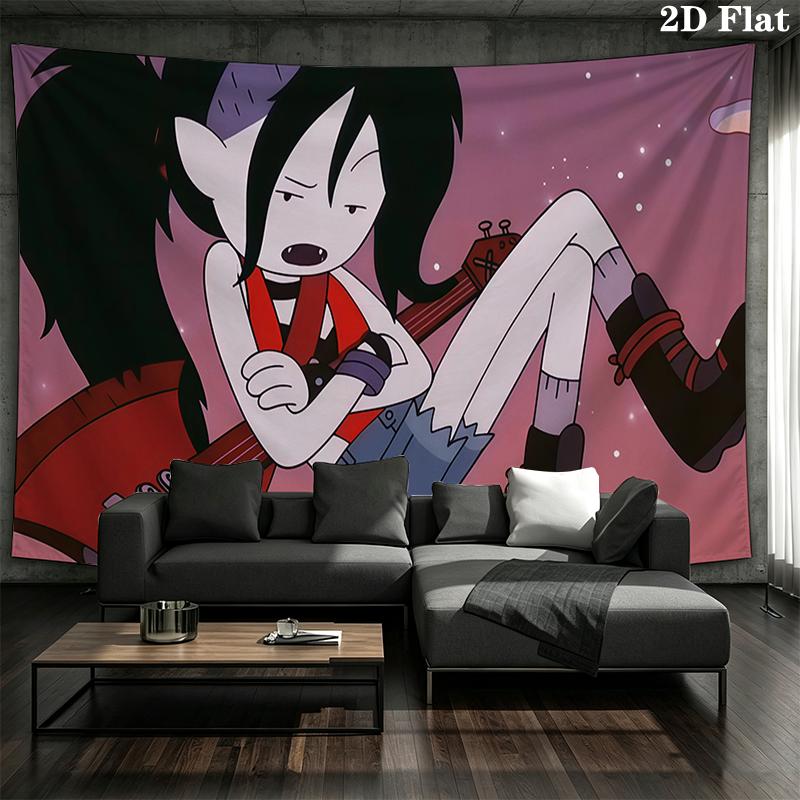 Marceline Wall tapestry, aesthetic printed fabric blanket, suitable for bedroom, living room, and home decor.