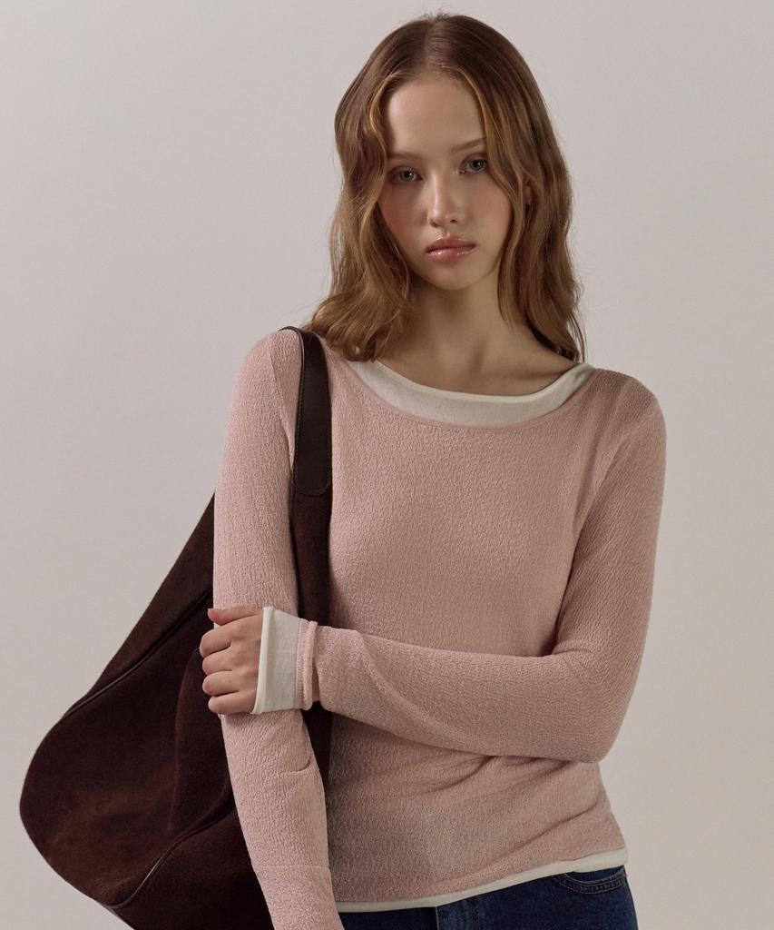 ELLIOTI Vail Layered Knit Ts_3Color