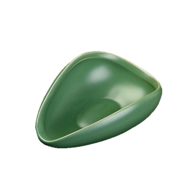 Handgemaakte Keramische Koffieboontray en Theeschep met Logo