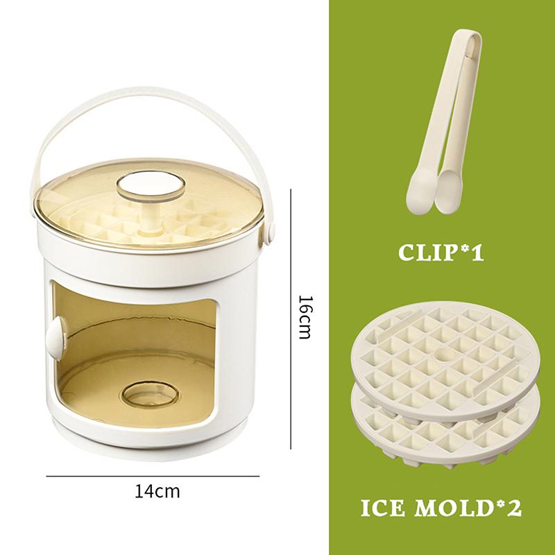 

Press Ice Cube Mold With Lid 72 Grid Diy Food Grade Ice Cube Mold Large Capacity Storage Refrigerator Household Kitchen Tools белый