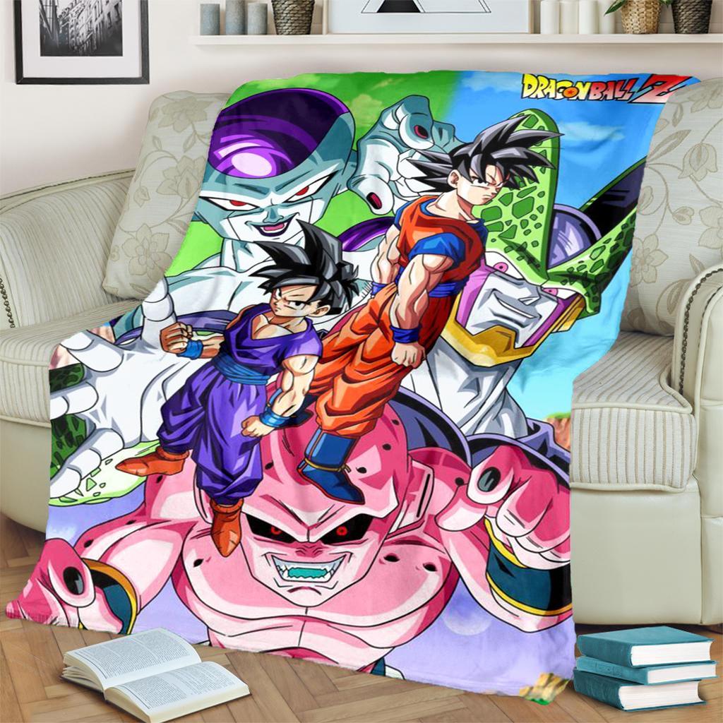 Dragon Ball! Flannel Warm Blanket Comfortable for Bedrooms, Sofas, Beds, Chairs, Picnics, Travel