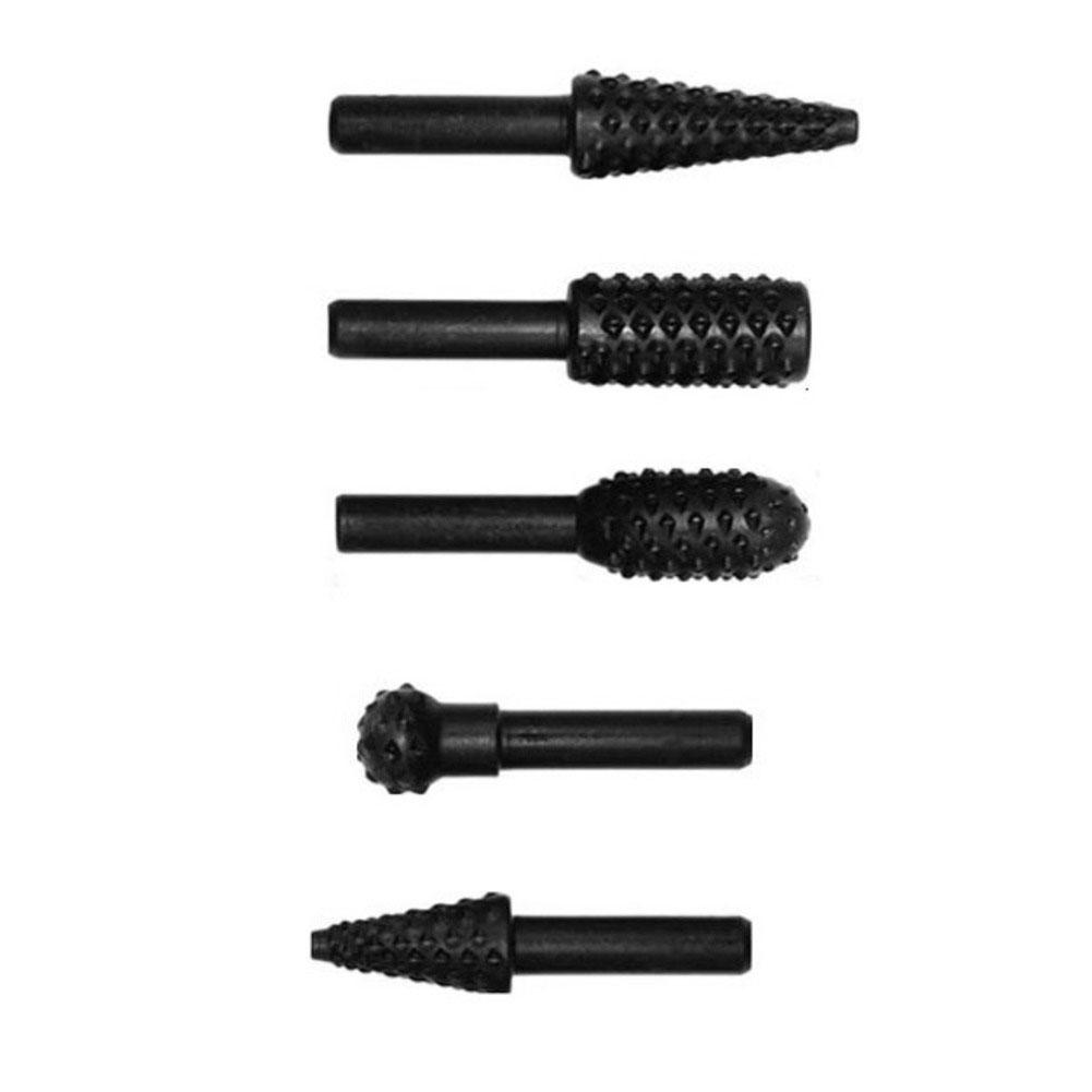 6Piece DIY Grinding Head Set Carbide Steel DoubleCut Heads for Detailed Grinding and Polishing on Various Surfaces