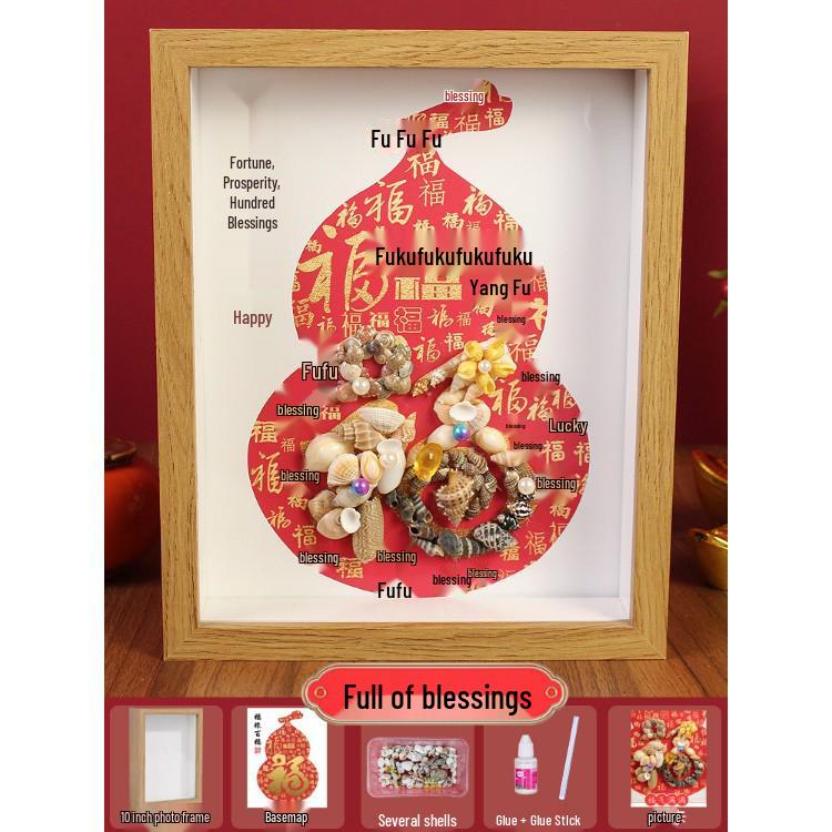 Year of the Horse Harvest Fu Character DIY Handmade New Year Door Hanging Ornament