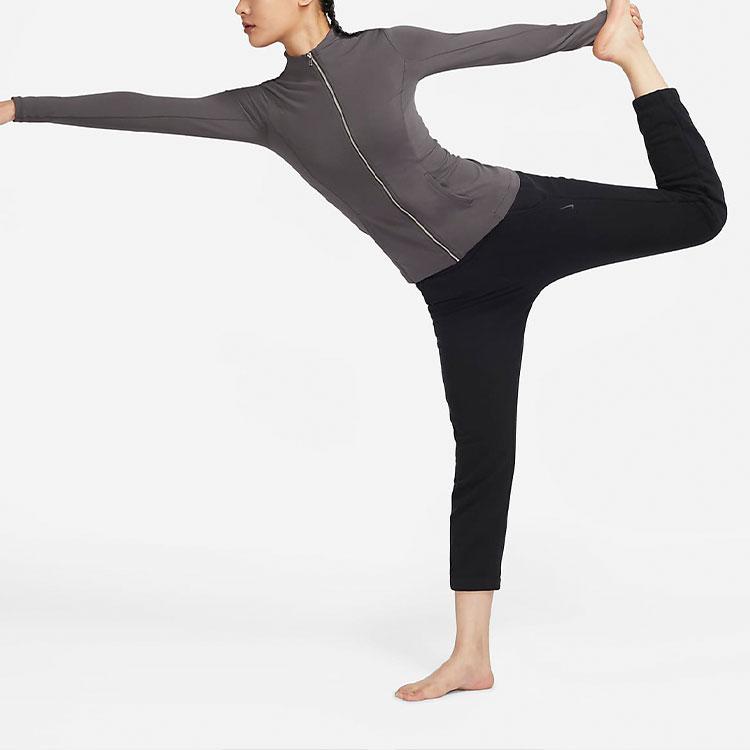 Nike Sport Casual Breathable Stand Collar Jacket Women Outerwear Gray DD5534-254